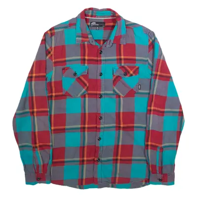 VANS Mens Shirt Blue Check Long Sleeve M