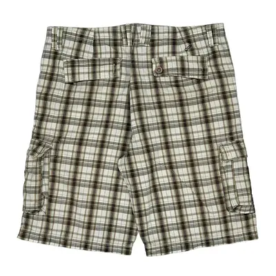 Guess Checked Cargo Shorts - 38W 12L Multicoloured Cotton | Size: 38″ waist