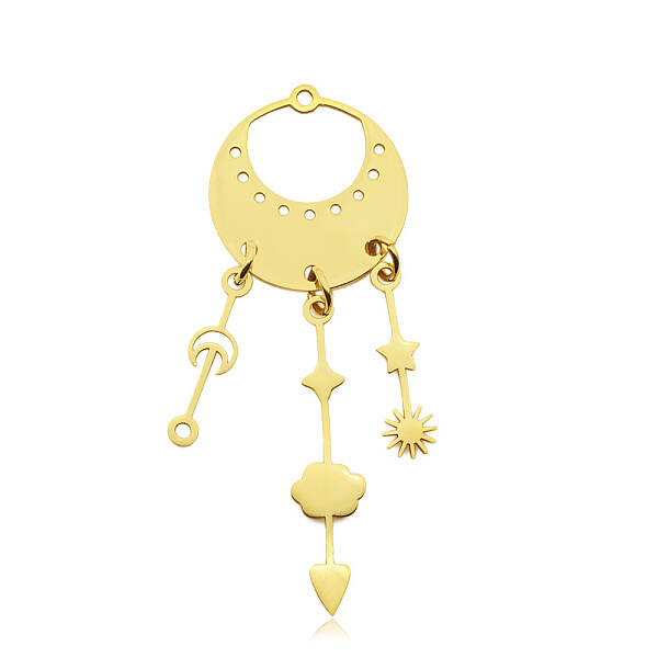 201 Stainless Steel Big Pendants