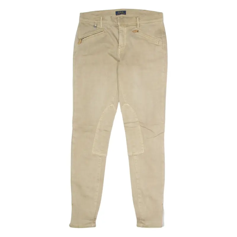 POLO RALPH LAUREN Whitlyn Jodpuhr Womens Trousers Beige Regular Tapered W32 L30