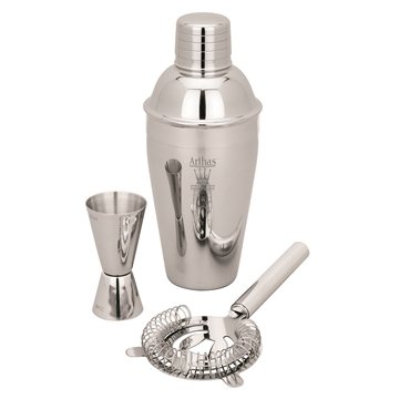 6 Customized Miscela III Martini Shaker Set - Stainless Steel