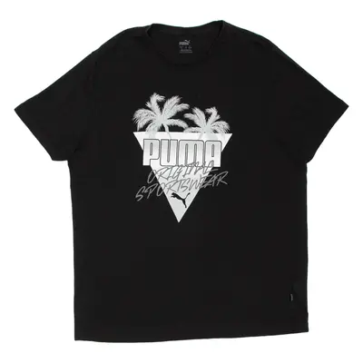 PUMA Mens T-Shirt Black XL