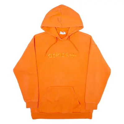ADIDAS ORIGINALS Womens Orange Hoodie UK 16