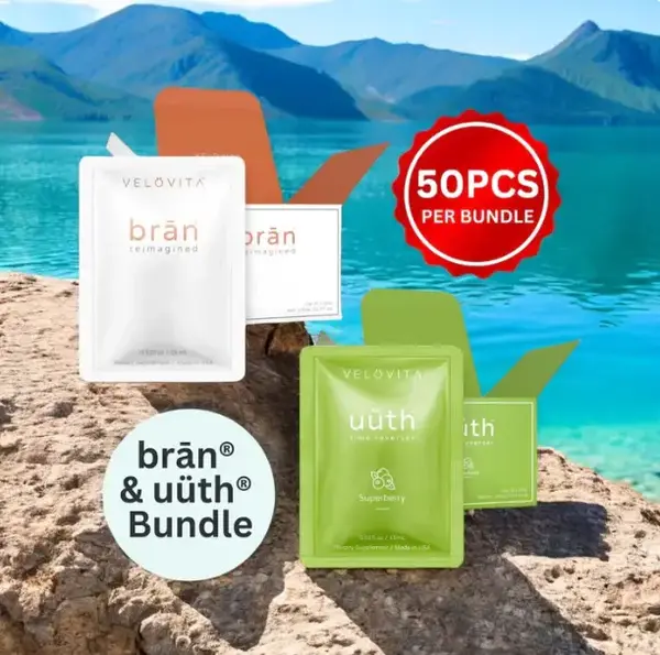 brān & uüth Bundle 25 Snaps Each box (15mL) Wellness Supplements for Energy, Focus, Vitality, Anti-aging, Skin, Hair, Nails...