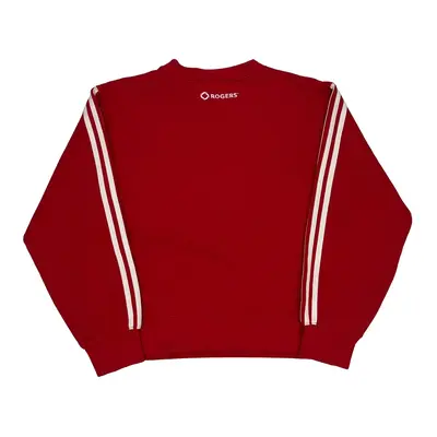 Rogers Adidas Sweatshirt - Large Red Cotton