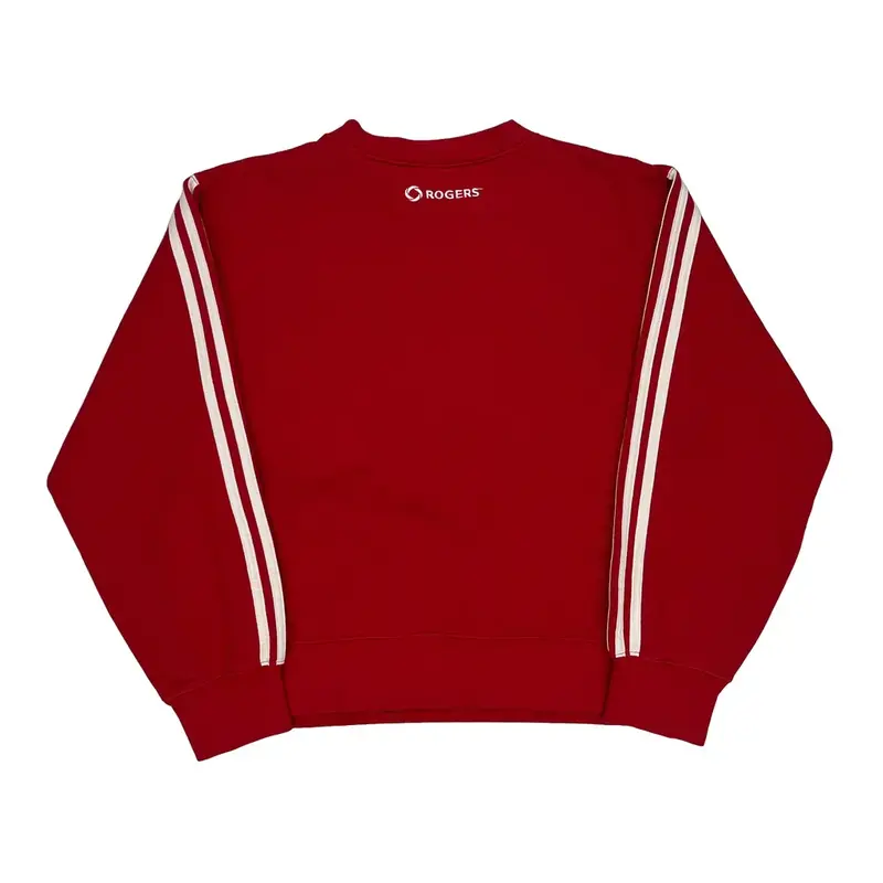 Rogers Adidas Sweatshirt - Large Red Cotton