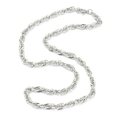 Non-Tarnish 304 Stainless Steel Rope Chain Necklaces