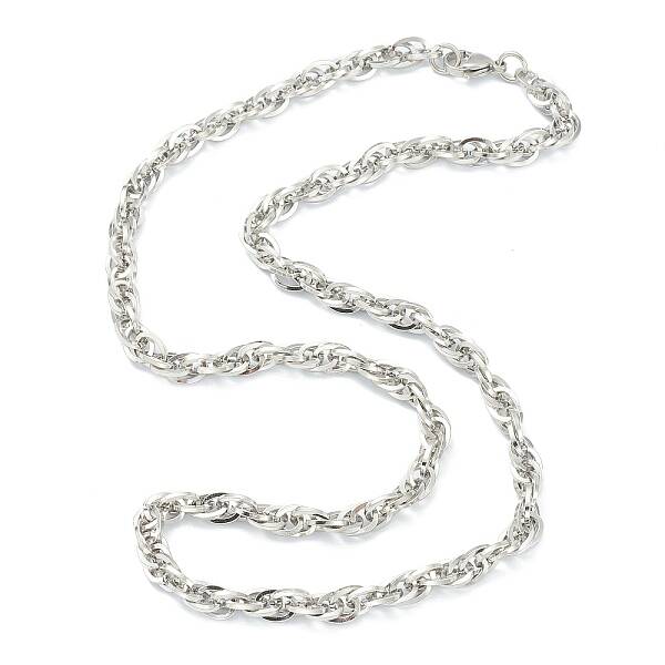 Non-Tarnish 304 Stainless Steel Rope Chain Necklaces