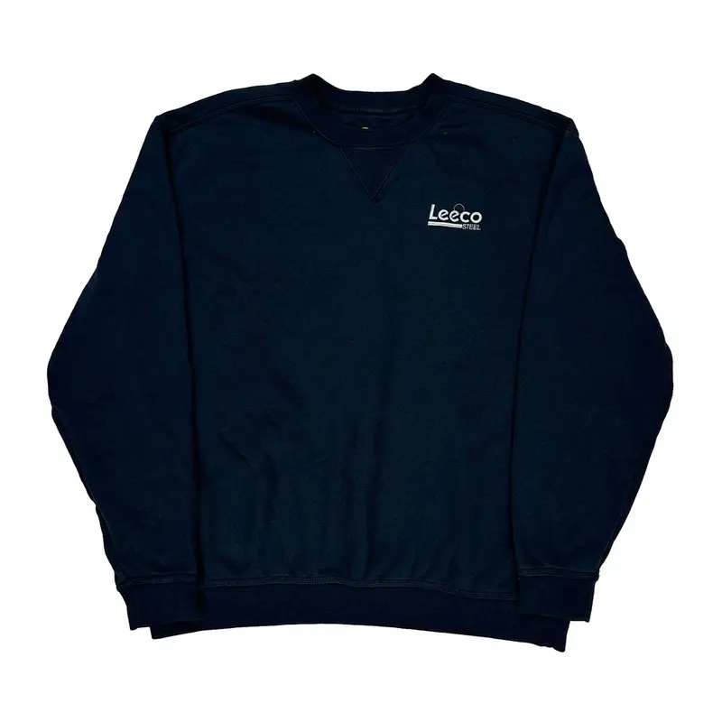 Leeco Steel Carhartt Sweatshirt - XL Navy Cotton Blend | Size: x-large
