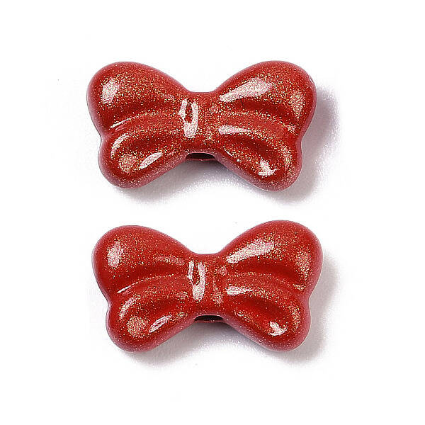 Spray Painted Alloy Beads