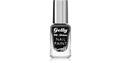 Barry M Gelly Hi Shine nail polish color Black forest 10 ml
