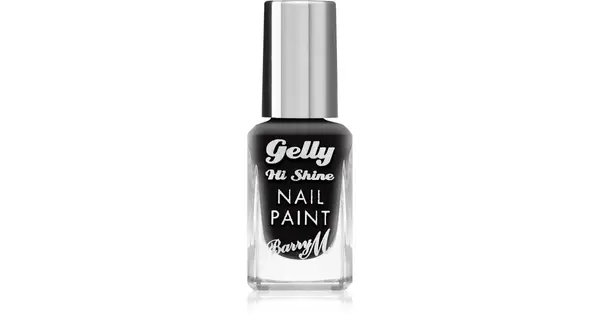 Barry M Gelly Hi Shine nail polish color Black forest 10 ml