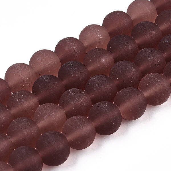 Transparent Glass Beads Strands