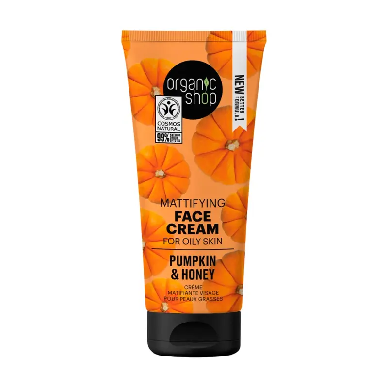 Organic Shop Pumpkin Face Cream Oily Skin 50ml