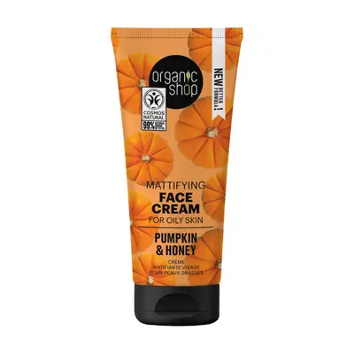 Crema viso alla zucca Organic Shop per pelli grasse 50 ml