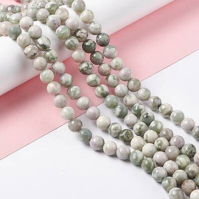 Natural Peace Jade Beads Strands