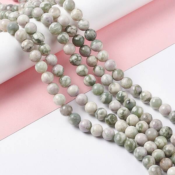 Natural Peace Jade Beads Strands