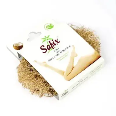 Safix 100% Coconut Hair - Body Scrub Pad Trade | Size: One Size
