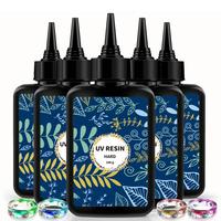 UV Resin Kit, Hard UV Resin, Fast Curing Resin for Jewelry Making, DIY Craft Decoration, Coating