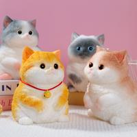 Large Taba Squishy Cat Squishy Dog Handmade Cute Cat DIY Squeeze Toy, Hyperreal Kawaii Cat Simulation Lovely Toy, Squeeze Aut...