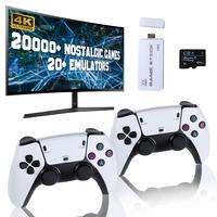 20000+ Games Retro Wireless Game Stick - 23+ Emulators 4K HDMI Output System, Plug and Play Video Game Consoles with 64GB TF ...