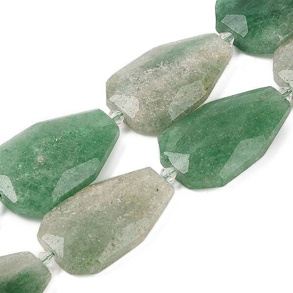 Natural Green Strawberry Quartz Beads Strands