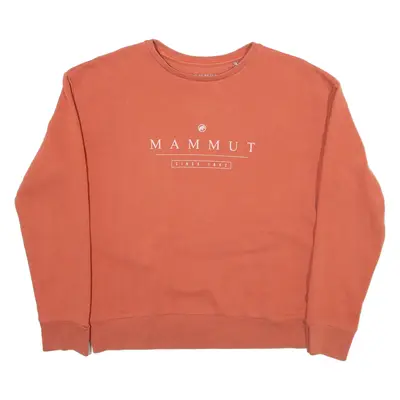 MAMMUT Womens Sweatshirt Orange XS