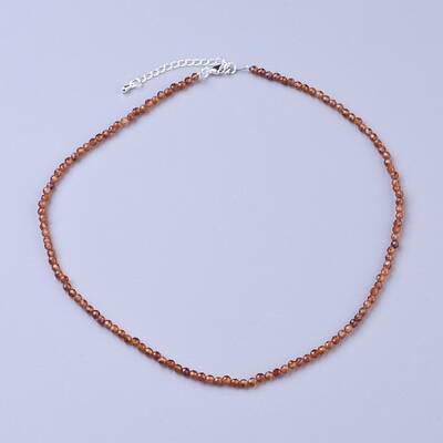 Natural Garnet Beaded Necklaces