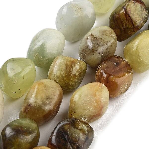 Natural Xiuyan Jade Beads Strands