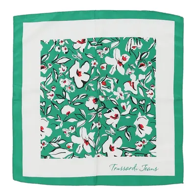 Trussardi Floral Handkerchief - No Size Green Polyester | Size: no size