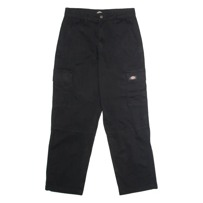 DICKIES Workwear Womens Twill Trousers Black Regular Straight W27 L28