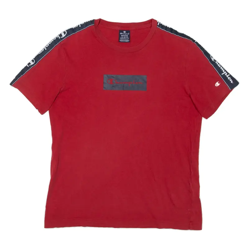 CHAMPION Mens T-Shirt Red M