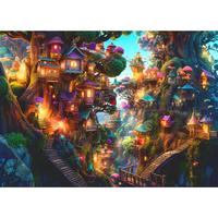 HUADADA 1000 Pieces Puzzles for Adults, Fantasy Tree House, Great for Home Decoration Holiday Vacations, Family Games, Grandp...