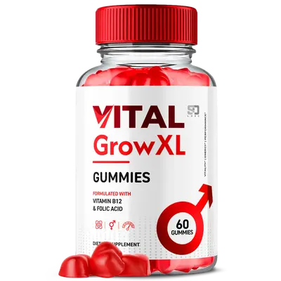 Vital Grow XL Gummies Maximum Strength 1000MG Vitamin Supplement Once Daily Chewable Healthcare Support 60 Gummies