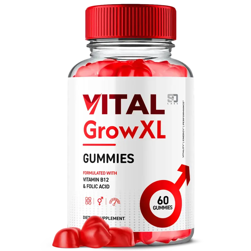 Vital Grow XL Gummies Maximum Strength 1000MG Vitamin Supplement Once Daily Chewable Healthcare Support 60 Gummies
