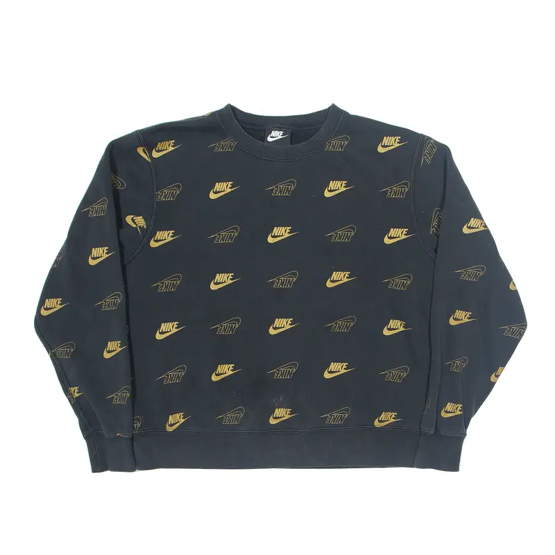 NIKE Swoosh Black Sweatshirt S