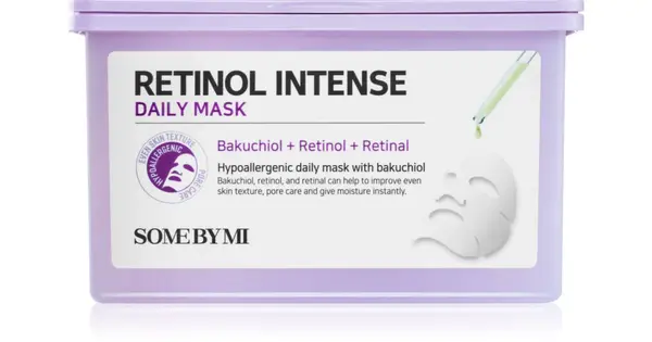 Some By Mi Retinol Intense Daily Anti-Wrinkle Fabric Mask Large Pack 30 Pieces