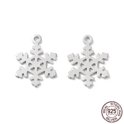 Rhodium Plated 925 Sterling Silver Charms