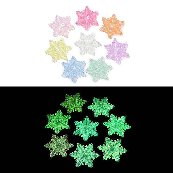 Luminous Transparent Acrylic Beads