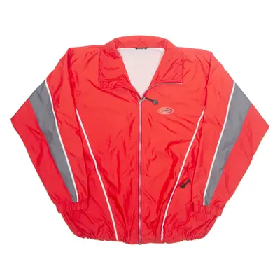 BOFFLER Mens Jacket Red Nylon L