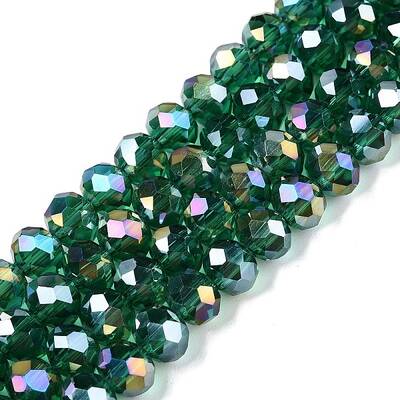 Electroplate Glass Beads Strands