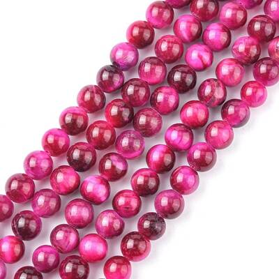 Natural Rose Tiger Eye Beads Strands