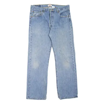LEVI'S 501 Jeans Mens Blue Regular Straight W34 L30