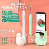 Father's Day Gift, Earwax Removal Tool Set with 360° Wide Angle Camera - Portable, Type-C Charging, Waterproof, Free 8 Piece...