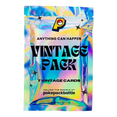 Anything Can Happen Vintage Pack (Includes 7 Vintage Pokemon Cards)