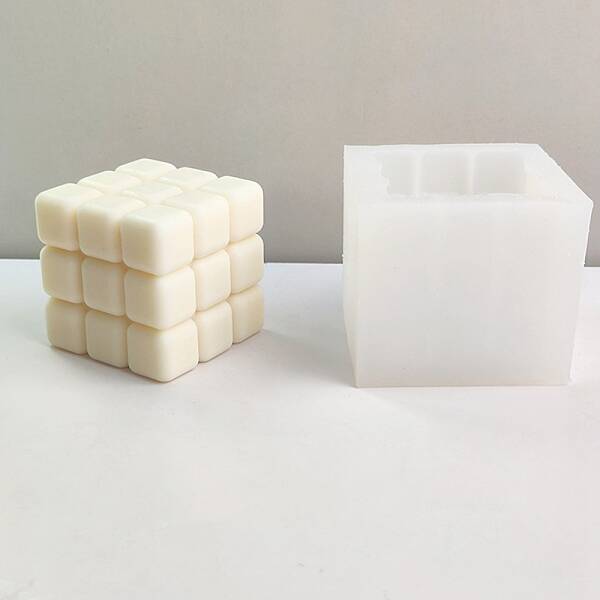 Magic Cube Candle Food Grade Silicone Molds