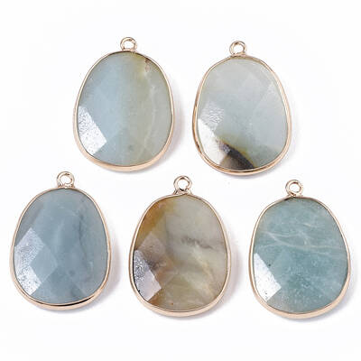Natural Amazonite Pendants