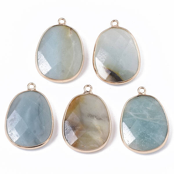 Natural Amazonite Pendants