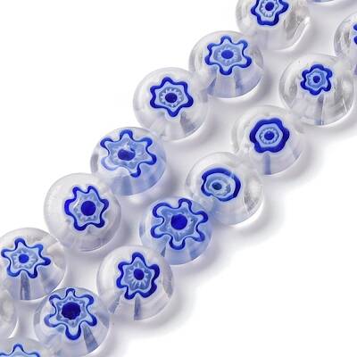 Handmade Millefiori Lampwork Beads Strands