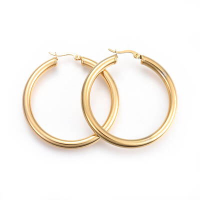201 Stainless Steel Big Hoop Earrings